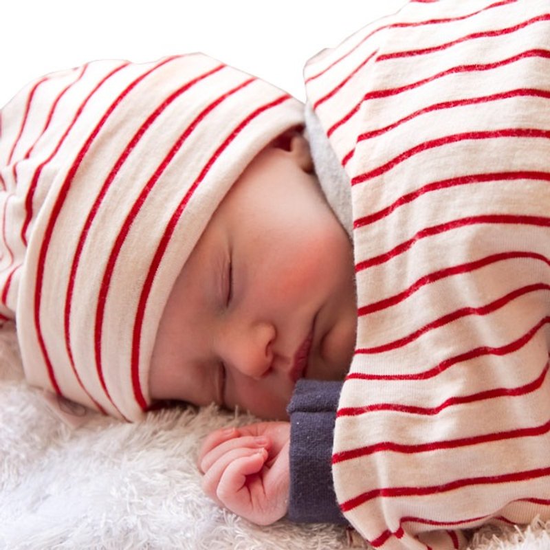 New Zealand baby love merino Merino newborn towel group _ strawberry cheese - Other - Wool Red