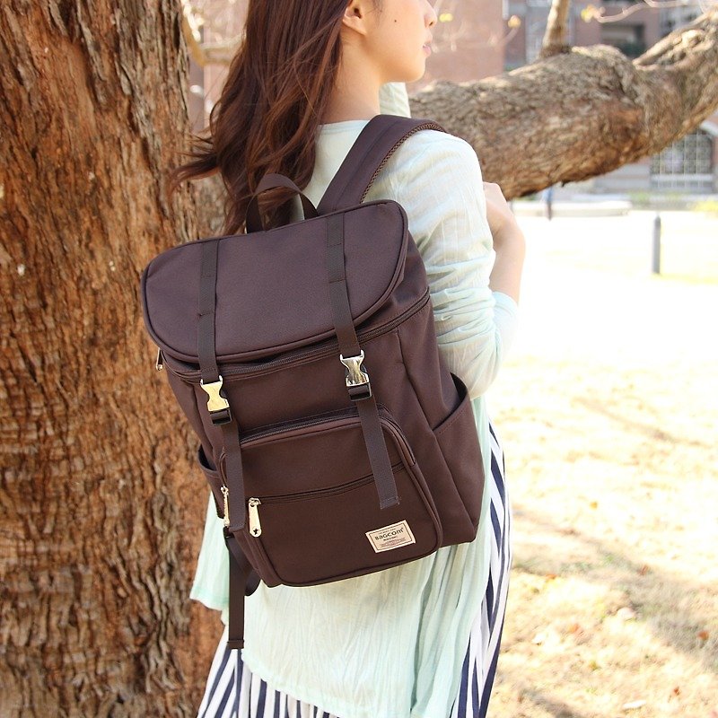 39810 - Backpacks - Other Materials Brown