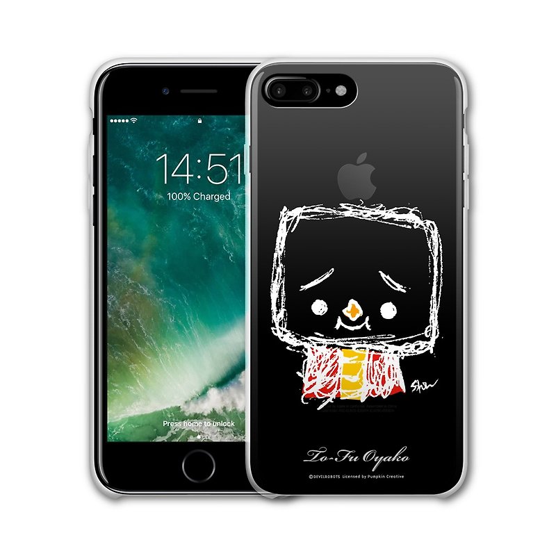 AppleWork iPhone 6/7/8 Plus 原創保護殼 - 親子豆腐 PSIP-332 - 手機殼/手機套 - 塑膠 咖啡色