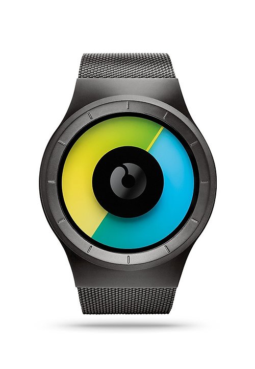 ZIIIRO Watches 宇宙天空系列腕錶 (青銅/藍, CELESTE (Gunmetal /Colored) )