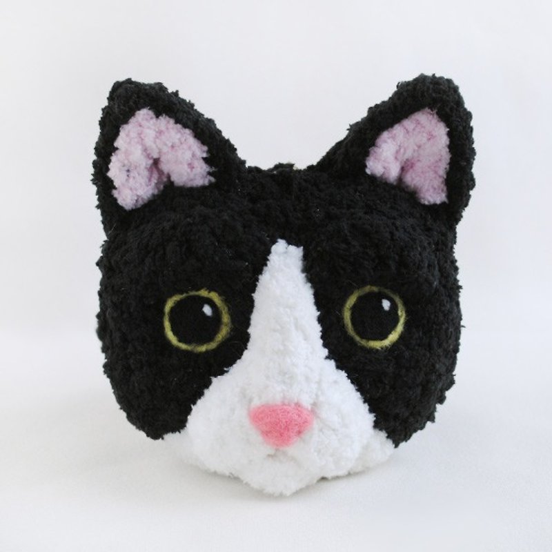 Pets avatar 14 ~ 16cm [feiwa Fei handmade baby doll pet cat slap] (welcome to build your cat) - ตุ๊กตา - วัสดุอื่นๆ สีดำ
