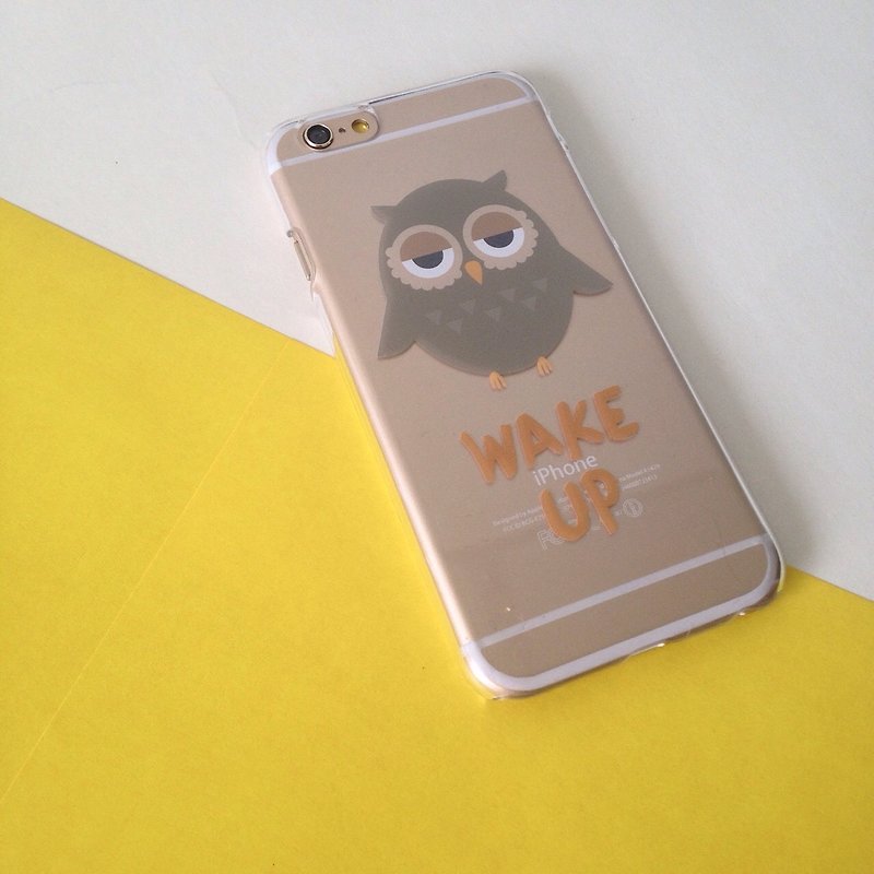 Lovely Owl Print Soft / Hard Case for iPhone X,  iPhone 8,  iPhone 8 Plus, iPhone 7 case, iPhone 7 Plus case, iPhone 6/6S, iPhone 6/6S Plus, Samsung Galaxy Note 7 case, Note 5 case, S7 Edge case, S7 case - เคส/ซองมือถือ - พลาสติก สีใส