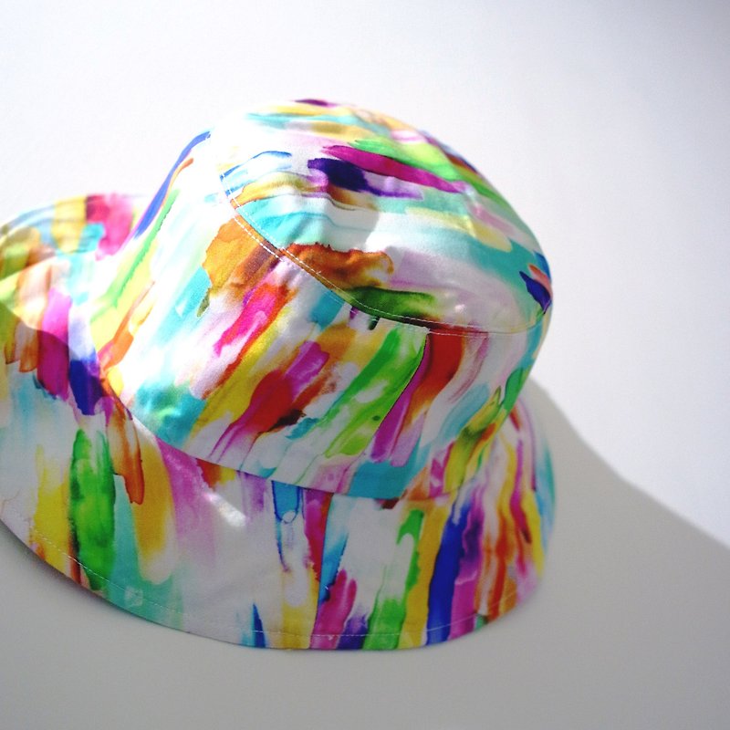 Colorful watercolor - Hats & Caps - Other Materials Multicolor