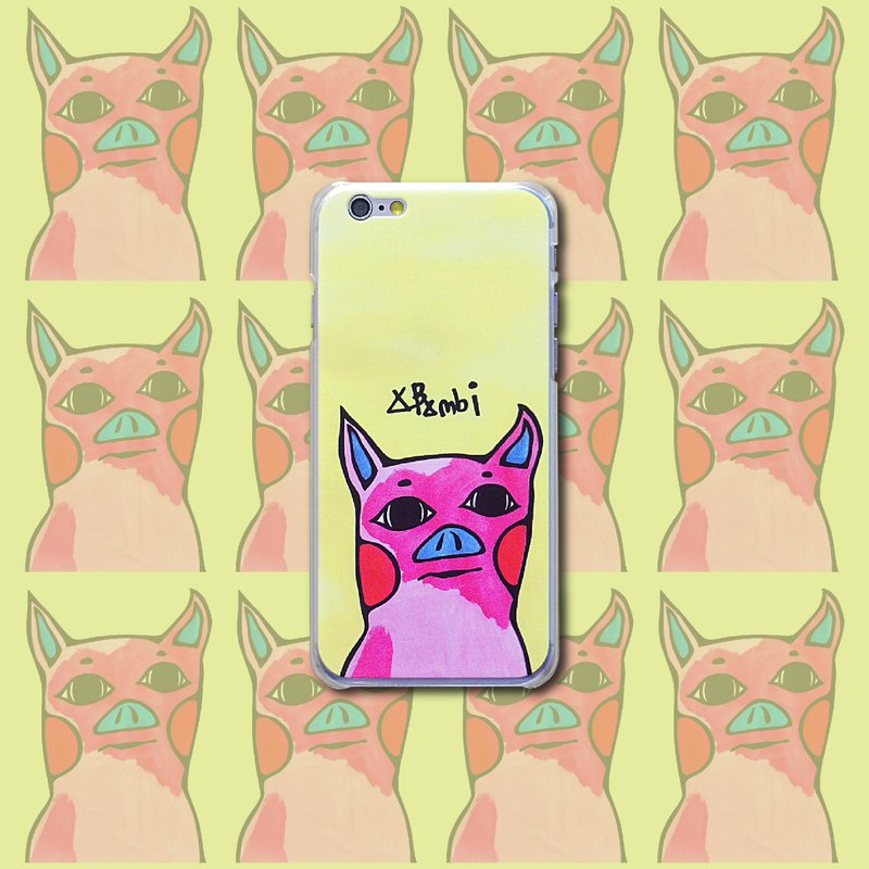 NEW !! "tipsy Bambi" Dr. iPhone6 ​​/ 6plus / 5 / 5S phone shell chops - เคส/ซองมือถือ - พลาสติก สีเหลือง