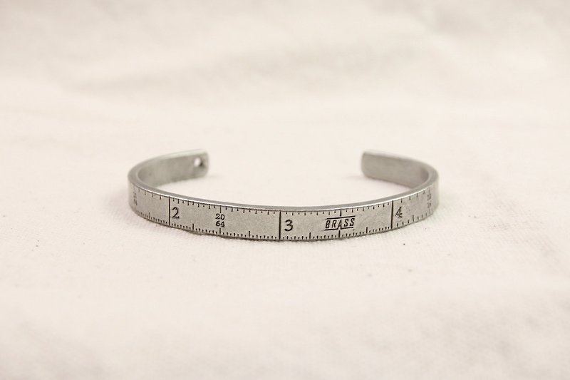 "Ruler" Bracelet 銅製直尺手環(古銀色/古銅色) - 手鍊/手環 - 其他金屬 