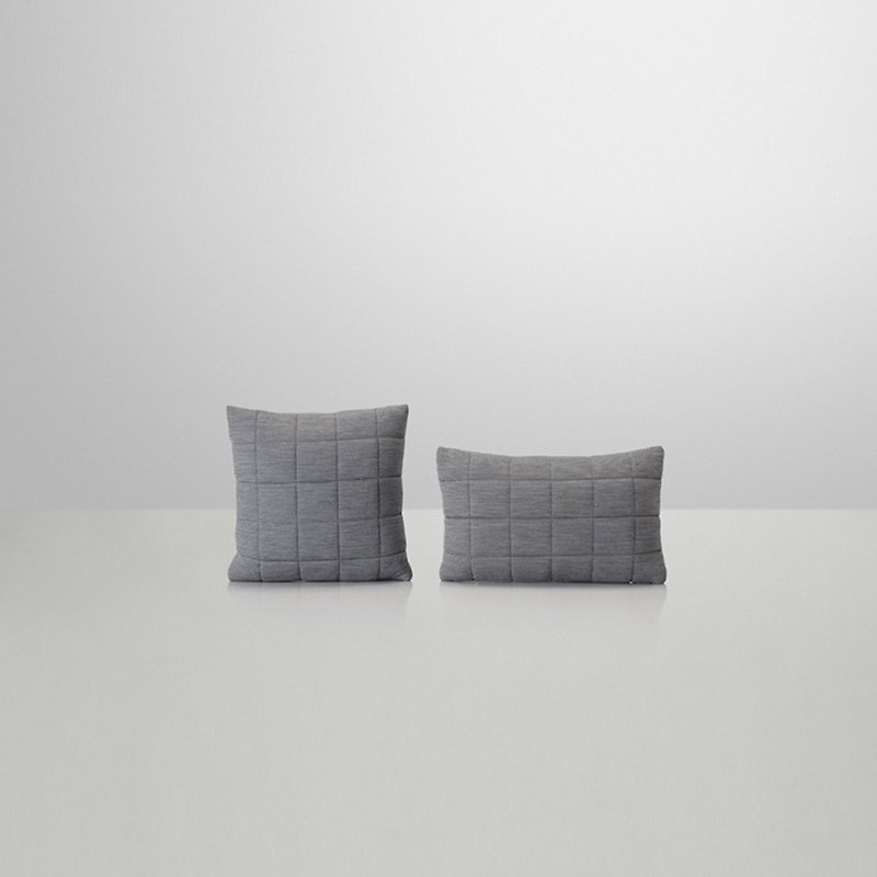 Elongated wool pillow - gray | MUUTO - หมอน - วัสดุอื่นๆ สีเทา