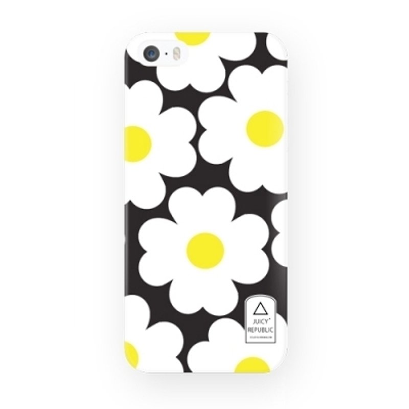 塑膠 其他 黃色 - 女孩寓所 :: Juicy Republic x iphone 5/5s 手機殼-黑底黃花