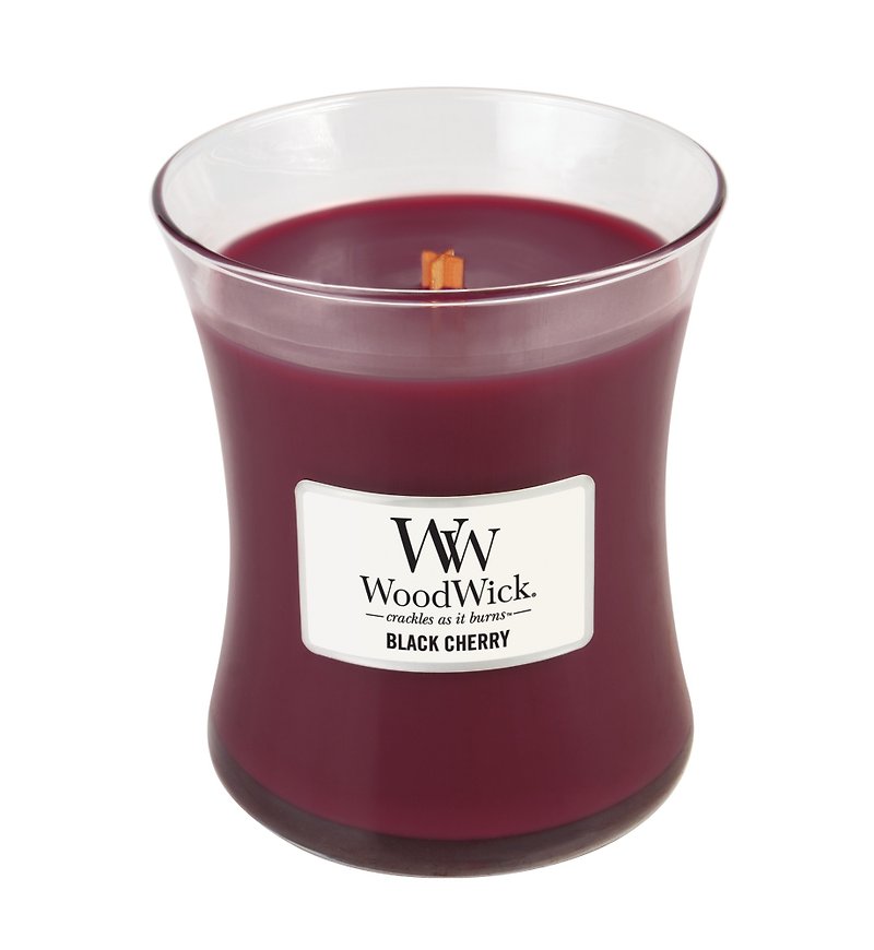 。WW 10オンスクラシックな香りのキャンドル - ブラックチェリー - キャンドル・燭台 - 蝋 レッド