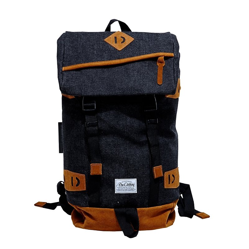 DYC-CityLife Pack-DENIM - Backpacks - Cotton & Hemp Black