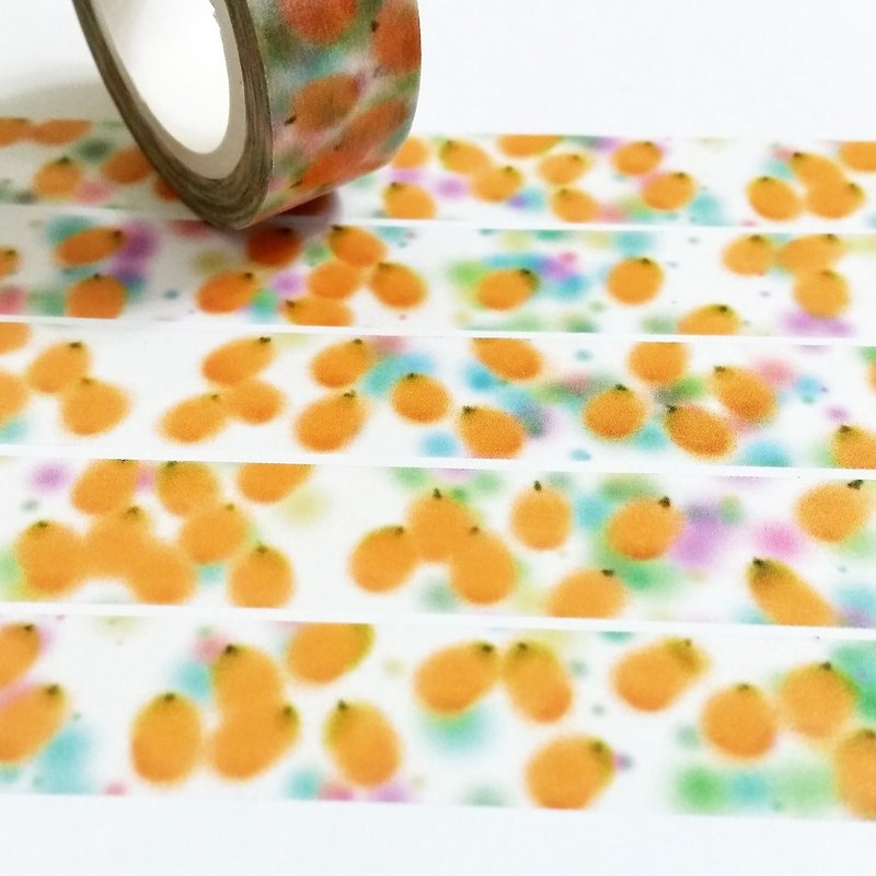 Masking Tape Kumquat - Washi Tape - Paper 