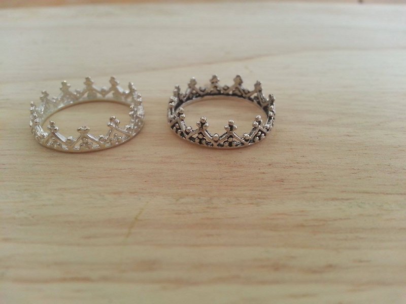 Crown Silver ring - General Rings - Other Metals Gray