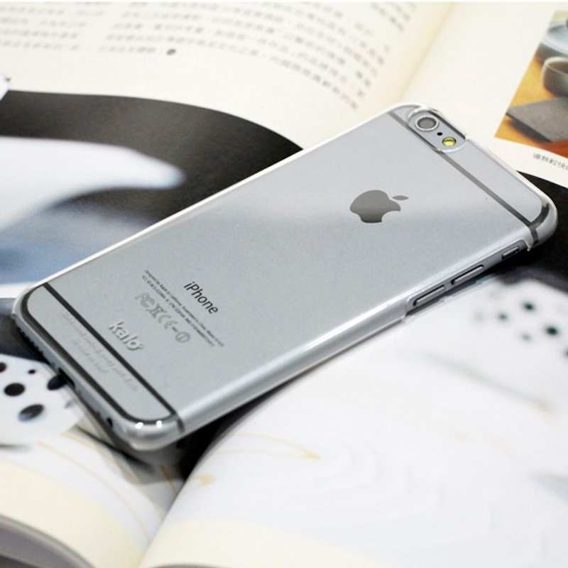 Kalo Carel creative iPhone 6 (4.7 ") Qingbotouming protective shell phone shell back cover PC ultralight texture - เคส/ซองมือถือ - พลาสติก ขาว