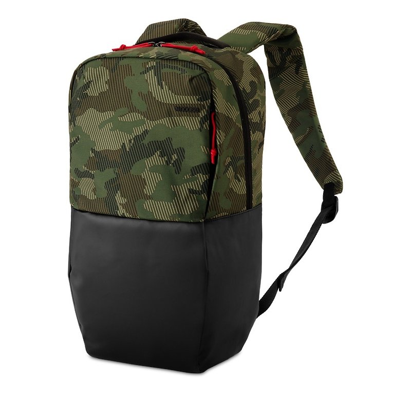 【INCASE】 Staple Backpack 15-inch light hit color stitching laptop backpack (camouflage) - กระเป๋าแล็ปท็อป - วัสดุอื่นๆ หลากหลายสี