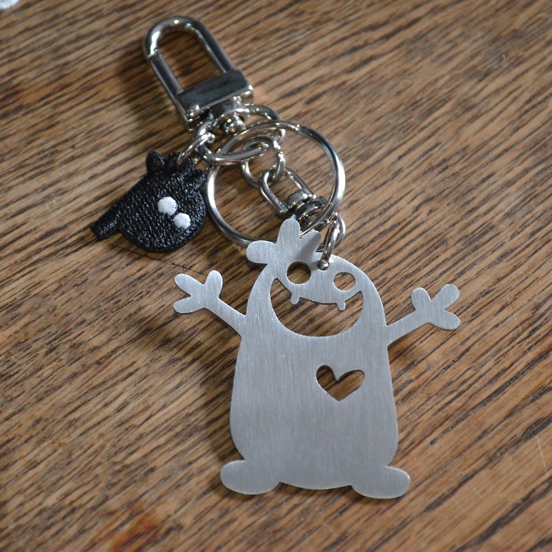 我很厲害‧不鏽鋼吊飾/鑰匙圈 情人節 聖誕節 交換 禮物 - 鑰匙圈/鑰匙包 - 不鏽鋼 銀色