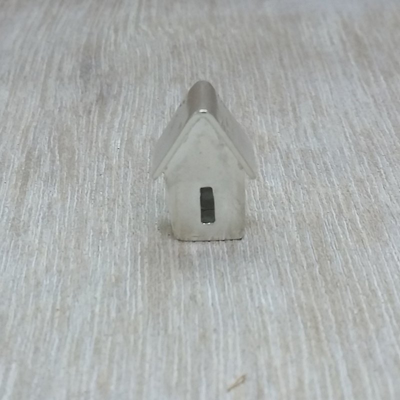 Silver Pendant small house - Necklaces - Other Materials 