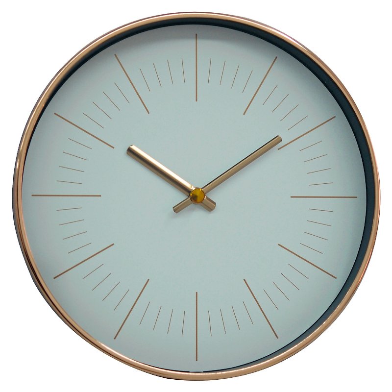 Mod-ホワイトナイトサンウォールクロックサイレントライン - 時計 - その他の素材 ホワイト