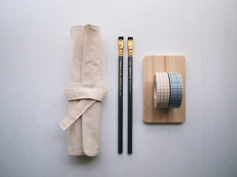 hairmo. Muji simple style eco-friendly chopsticks set/pen case - Pencil Cases - Paper Khaki