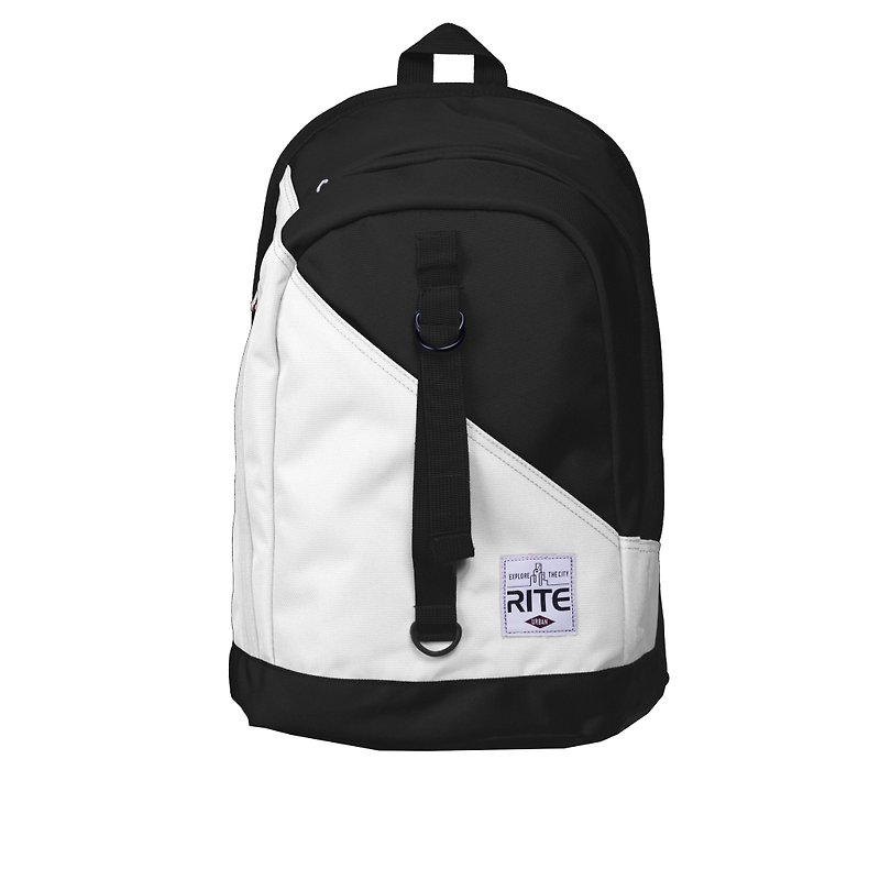 RITE- Urban║ shuttle package (L) - Black / White - Messenger Bags & Sling Bags - Waterproof Material Black