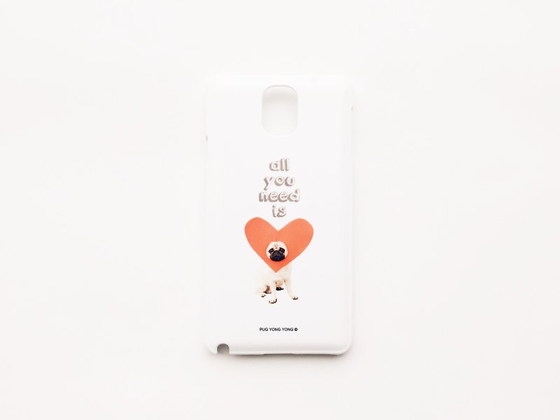 [ YONG ] All You Need Is Love Phone Case - Phone Cases - Plastic White