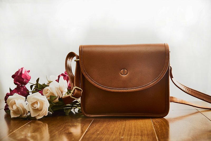 George Bag - Messenger Bags & Sling Bags - Genuine Leather Brown