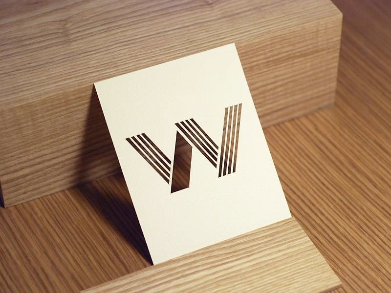 Write him/her letter card / W - Cards & Postcards - Paper White