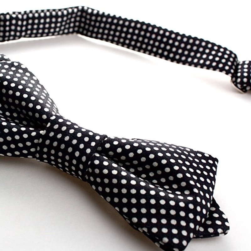 Bowtie (dot) - เนคไท/ที่หนีบเนคไท - วัสดุอื่นๆ สีดำ