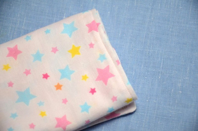 Double gauze handkerchief-color stars - Handkerchiefs & Pocket Squares - Other Materials 