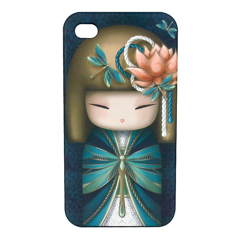 Kimmidoll and blessing doll IPHONE 4 / 4s Case Yuna - Phone Cases - Plastic Green