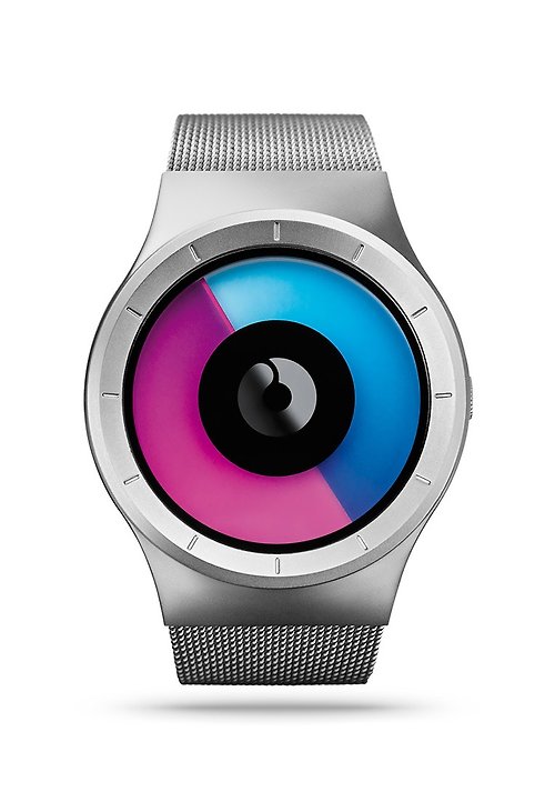 ZIIIRO Watches 宇宙天空系列腕錶CELESTE (銀/紫 , Chrome/ Purple)
