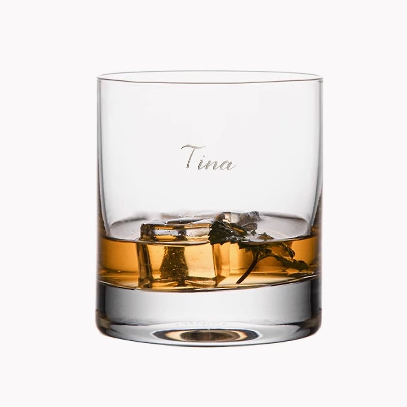 400cc【德國蔡司Schott】Paris系列Whisky水晶威士忌杯送禮 客製 - 酒杯/酒器 - 玻璃 灰色