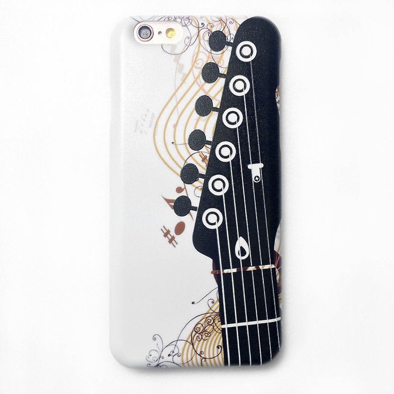 【ロックンロール - ギター]ホワイトシェル、iPhone 6,6Plus電話シェル、大型テール不正なバレンタインデー - スマホケース - プラスチック 多色