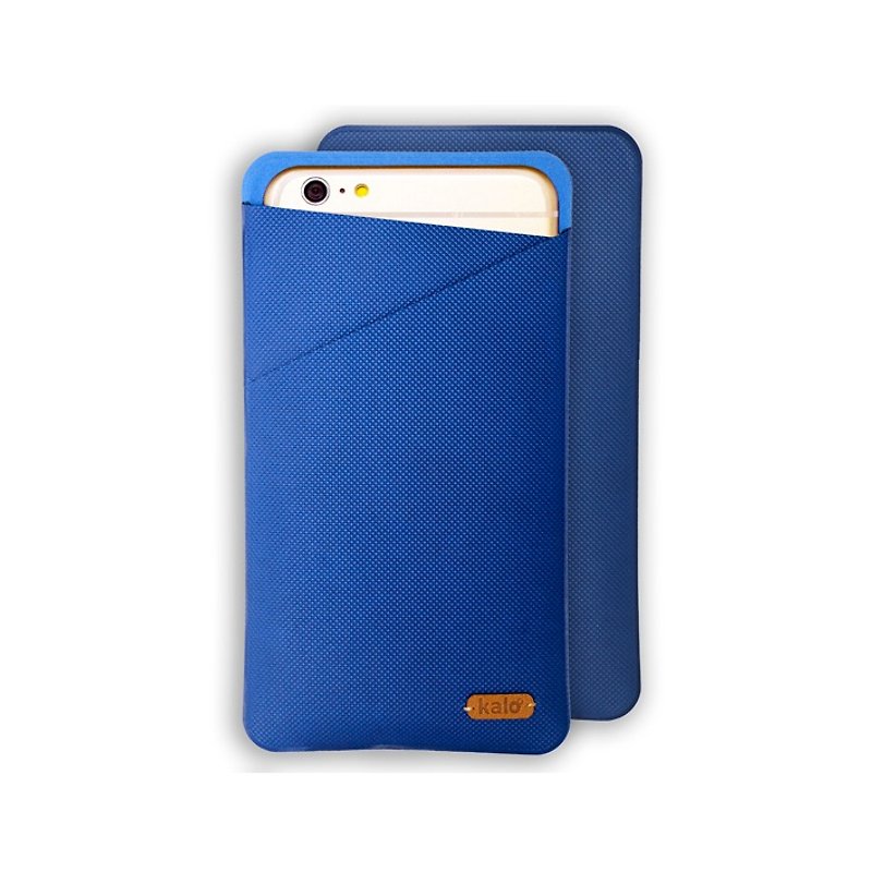 【Kalo】Kalo iPhone6 Fit Bag /iPhone フィットレザーポーチ/ スマホカバー - スマホケース - 防水素材 ブルー