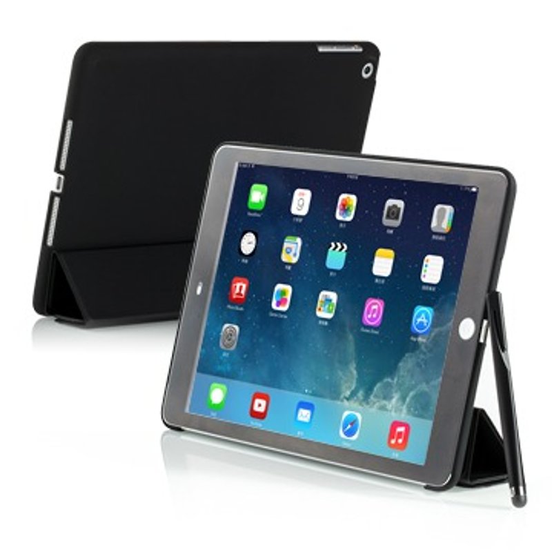 SIMPLE WEAR iPad Air Cover-Mate + dedicated hard shell protective sleeve - matte black (4716779653519) - อื่นๆ - วัสดุอื่นๆ สีดำ