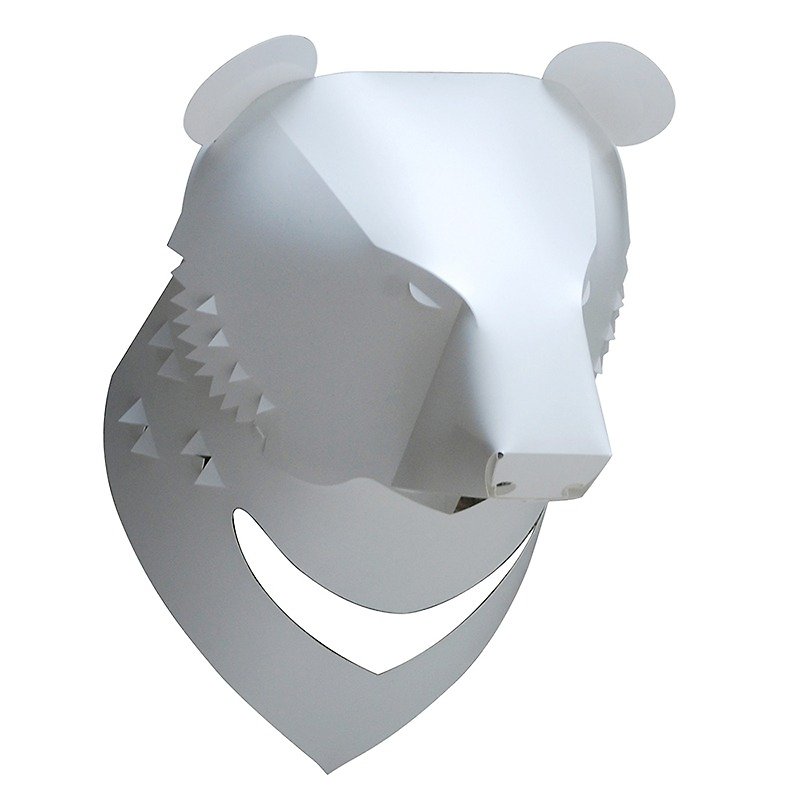 台灣黑熊燈罩 Formosan Black Bear Lampshade 台灣保育類動物系列 - 燈具/燈飾 - 塑膠 白色