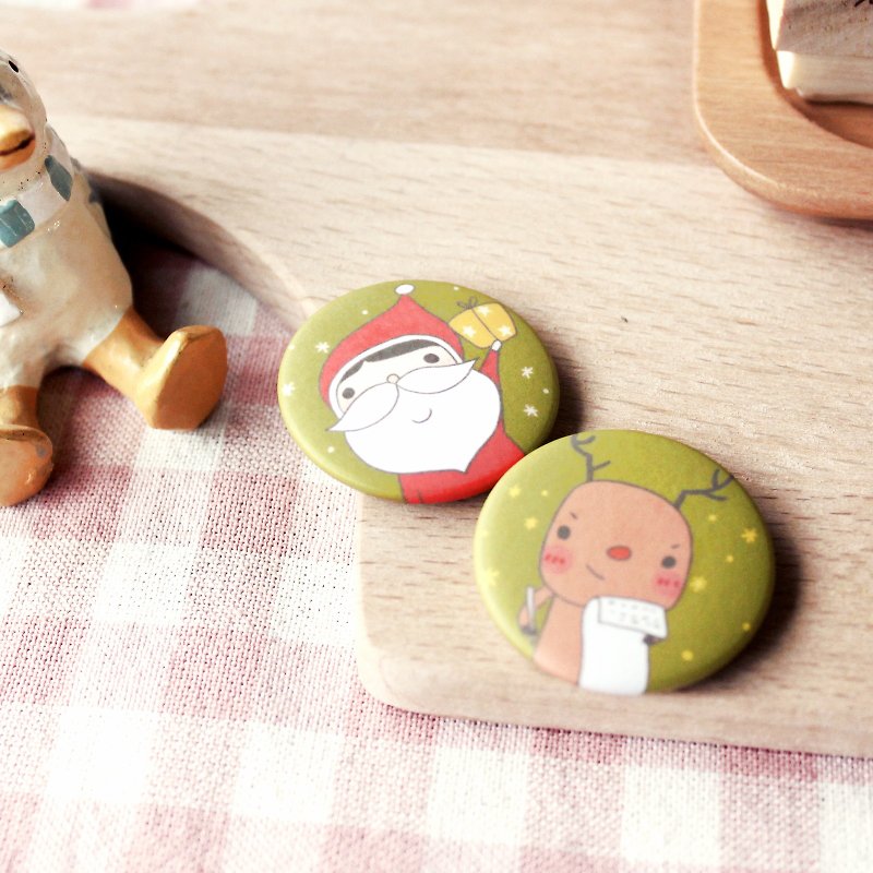 [Christmas] friends the best partner small magnets │ Christmas - แม็กเน็ต - โลหะ สีเขียว