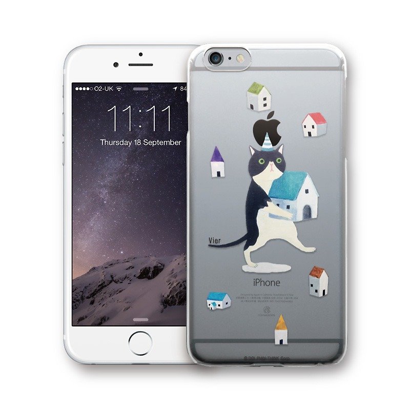 PIXOSTYLE iPhone 6 / 6S original design protective case - Vier PSIP6S-358 - Phone Cases - Plastic Multicolor