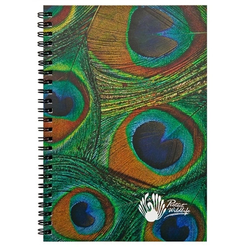 O'BON green cane notebook (A5) _ Art _ iridescent plumage series - สมุดบันทึก/สมุดปฏิทิน - วัสดุอื่นๆ หลากหลายสี