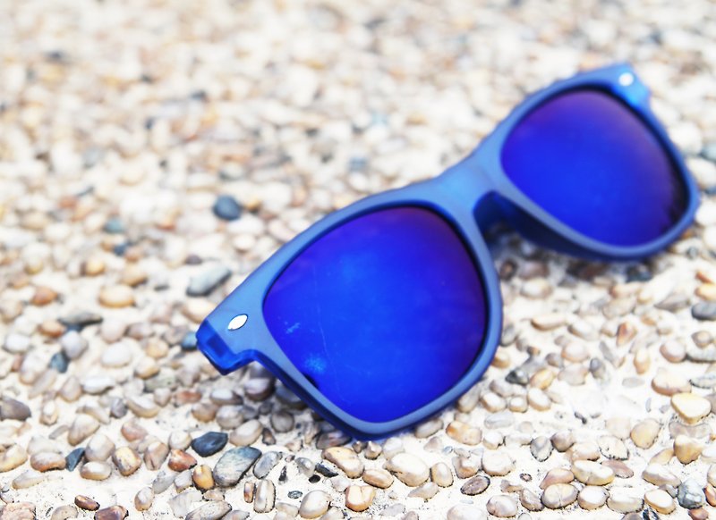 2i's sunglasses - Blake B3 - แว่นกันแดด - พลาสติก สีน้ำเงิน