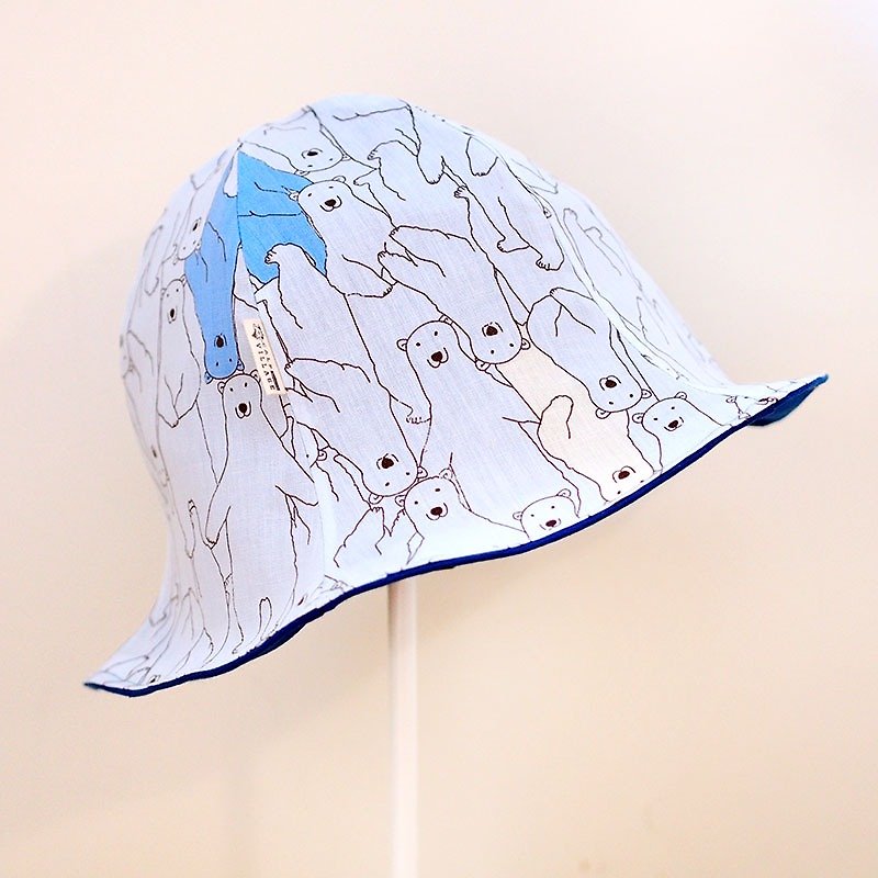 カーフ村カーフ村は手作り帽子キャップバイザーを両面88度北緯{出会い} - 帽子 - その他の素材 ブルー