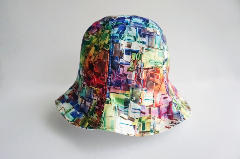 彩虹樹漁夫帽<中性-雙面> - 帽子 - 其他材質 多色