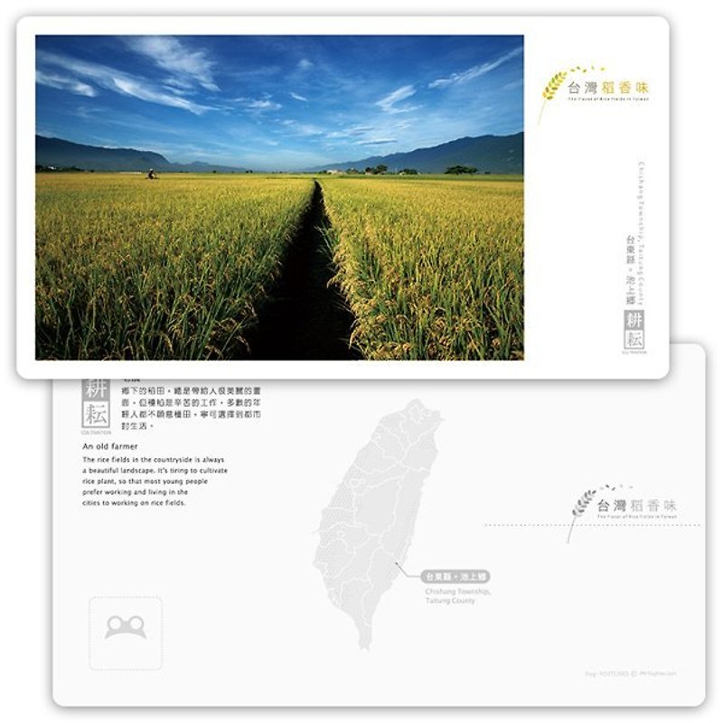 Taiwan rice flavor postcards [farming series] - farmers - การ์ด/โปสการ์ด - กระดาษ 