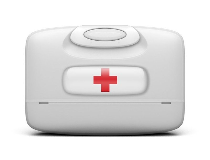 Canada Capsul universal portable clip - Red Cross - ID & Badge Holders - Plastic Red