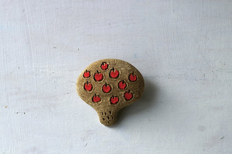 brooch apple tree broach apple tree - Brooches - Other Materials Brown