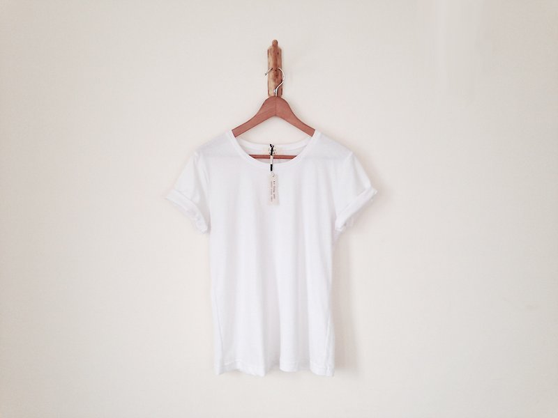 RH clothes / Summer Classic brand wide T-shirt / white (sold out) - Women's T-Shirts - Other Materials White