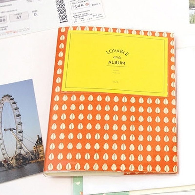 Dessin x GMZ-繽紛樂4x6相本(64張)-小葉子(紅),GMZ00212 - Photo Albums & Books - Glass Red