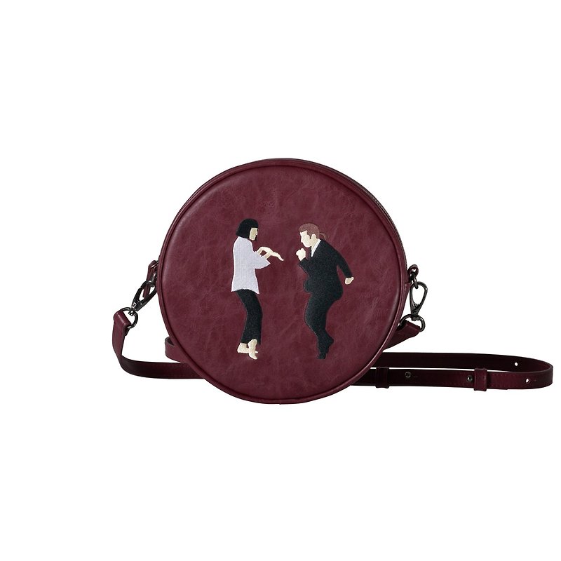 KIITOS intimate family circle Messenger Bag - Pulp Fiction paragraph - Messenger Bags & Sling Bags - Genuine Leather Red