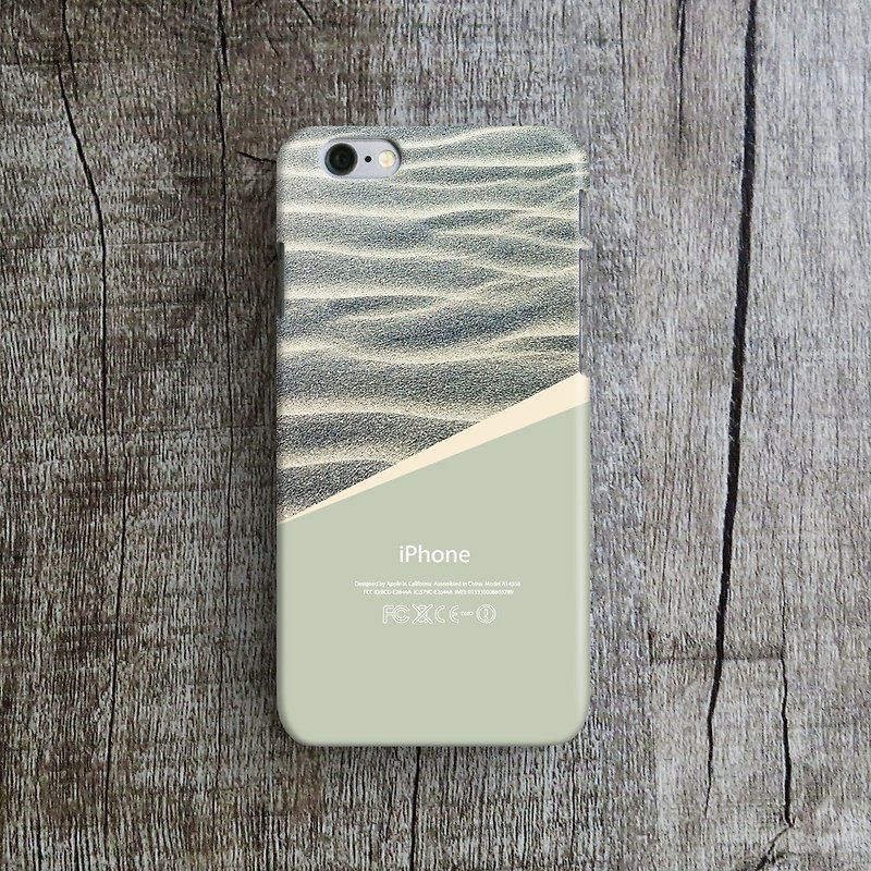 OneLittleForest-オリジナルの電話ケース-iPhoneSE-砂の海 - スマホケース - プラスチック ブルー
