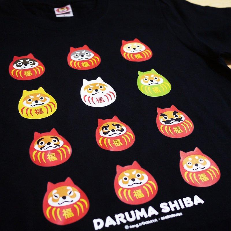Kuraya original Dharma Shiba Inu T-shirt~~~~ - เสื้อฮู้ด - วัสดุอื่นๆ สีดำ