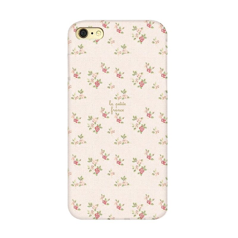 French rice white floral cloth phone shell - Phone Cases - Other Materials White