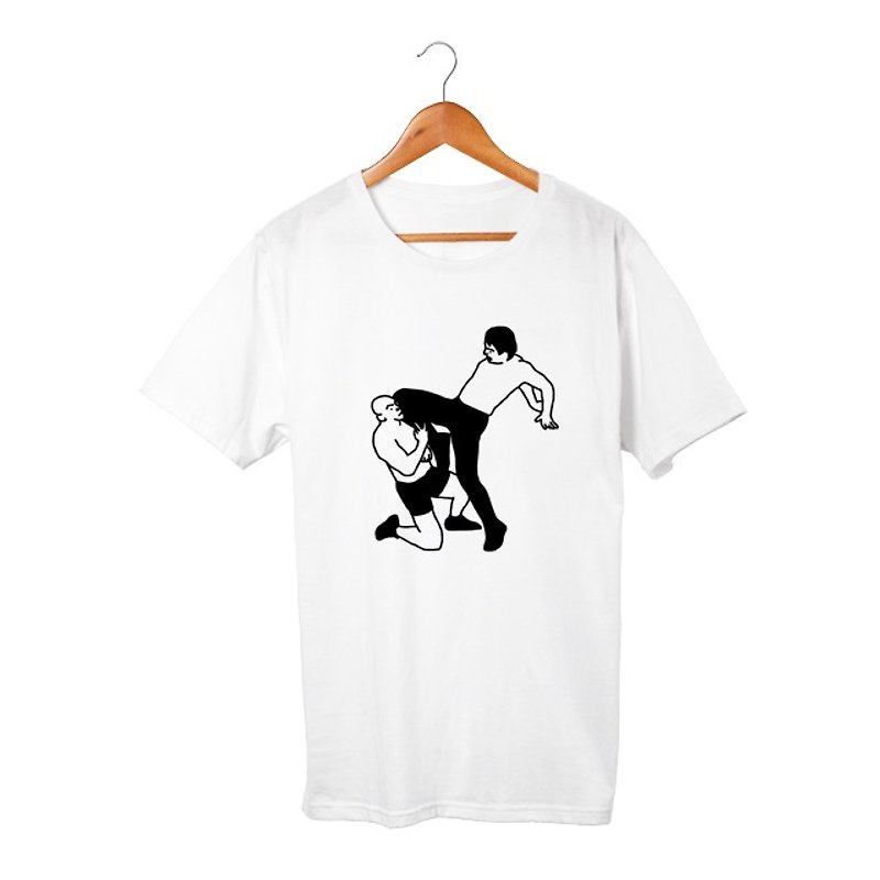 Knee Kick T-shirt - Men's T-Shirts & Tops - Cotton & Hemp 